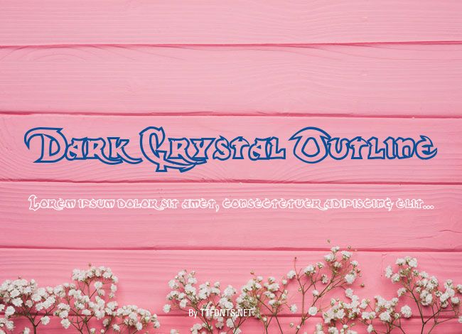 Dark Crystal Outline example