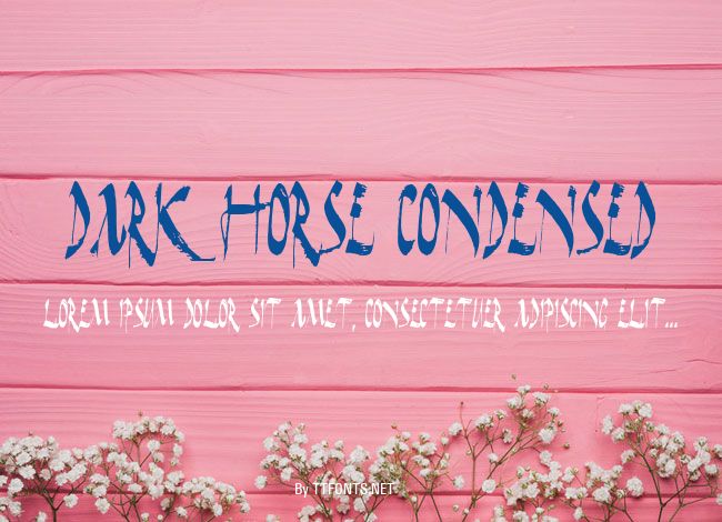 Dark Horse Condensed example