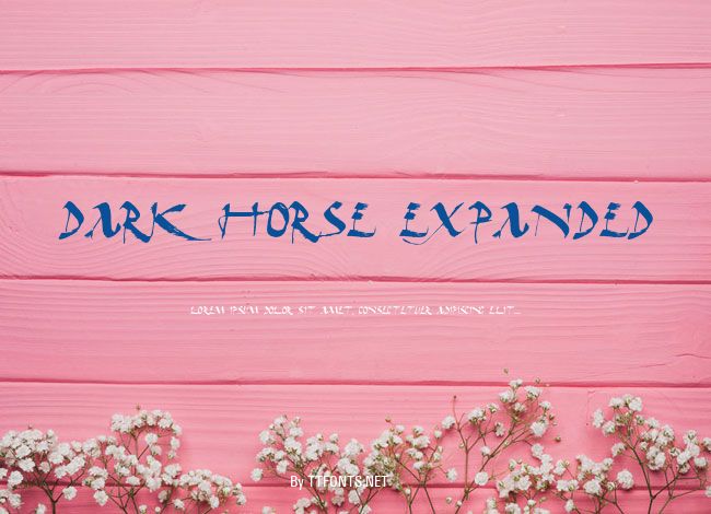 Dark Horse Expanded example