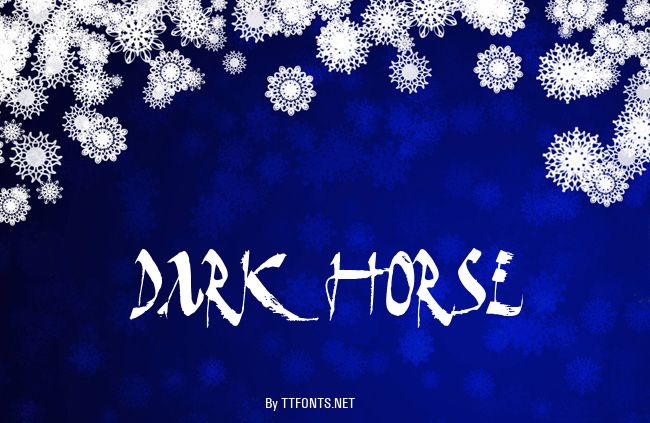 Dark Horse example