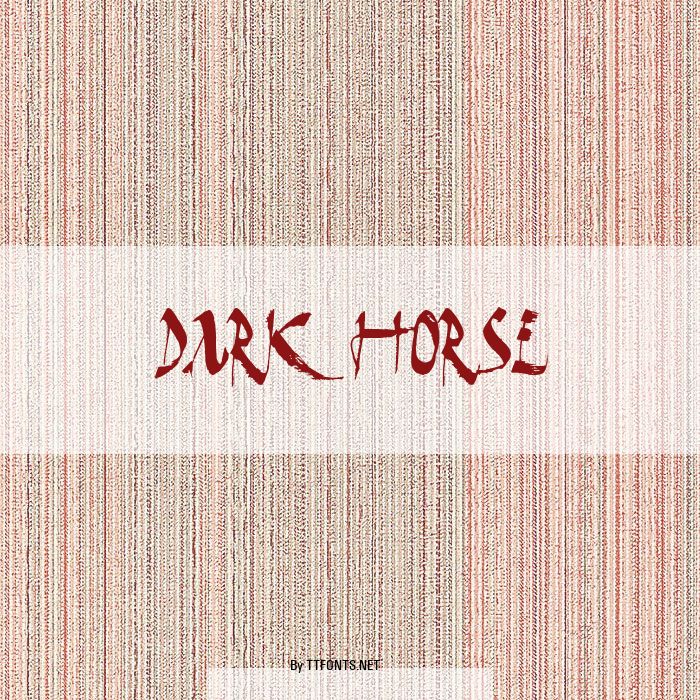 Dark Horse example