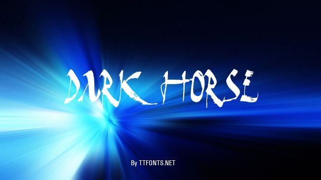 Dark Horse example