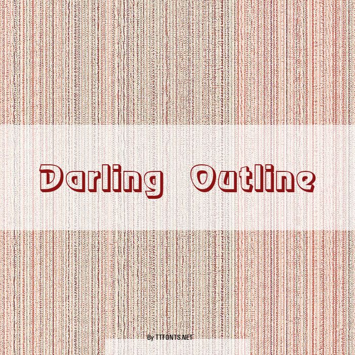 Darling Outline example