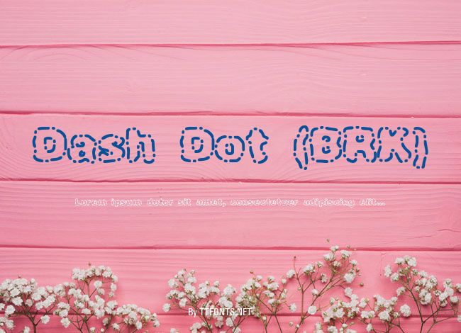 Dash Dot (BRK) example