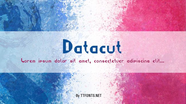 Datacut example