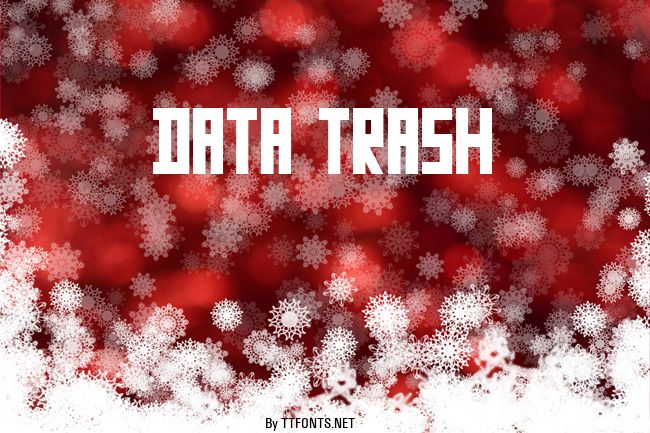 Data Trash example