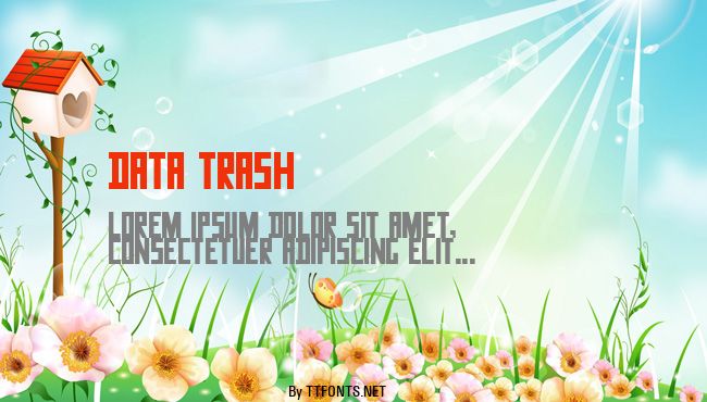 Data Trash example