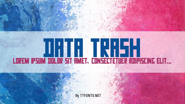 Data Trash example