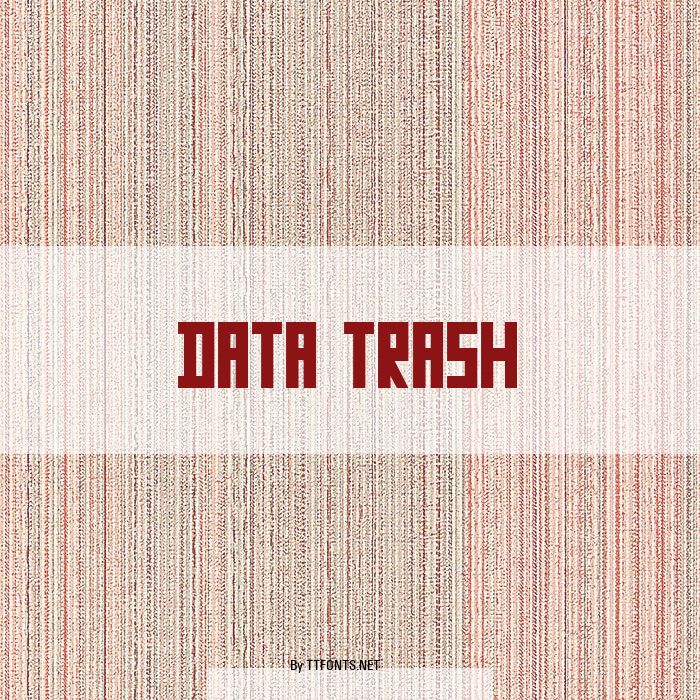 Data Trash example