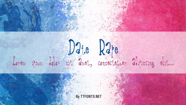 Date Rape example