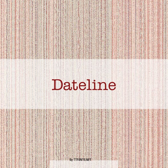 Dateline example
