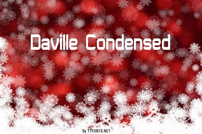 Daville Condensed example