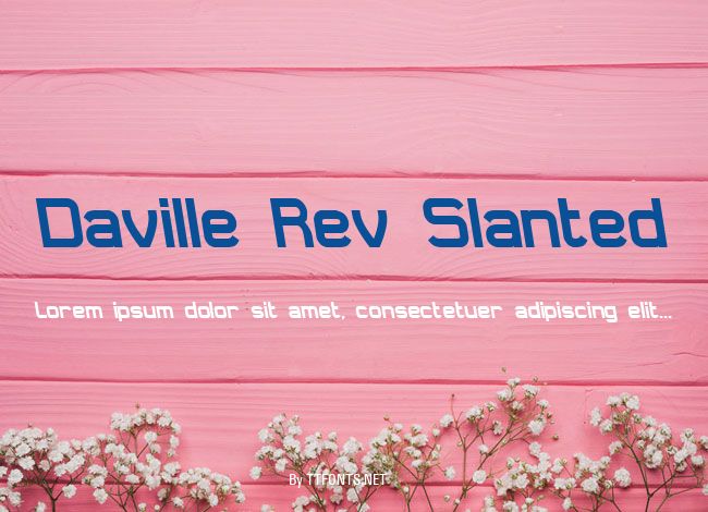 Daville Rev Slanted example