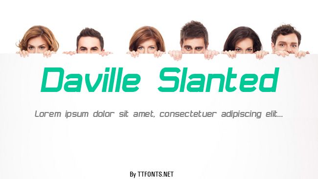 Daville Slanted example