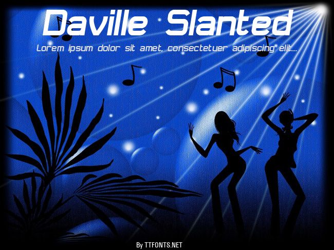 Daville Slanted example