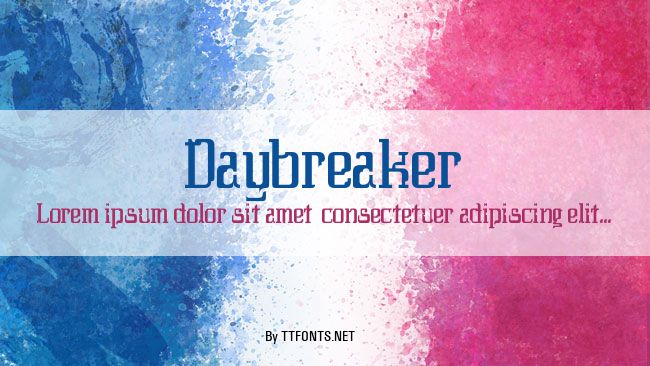 Daybreaker example