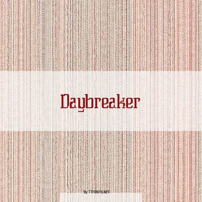 Daybreaker example