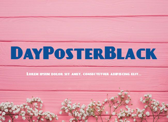 DayPosterBlack example
