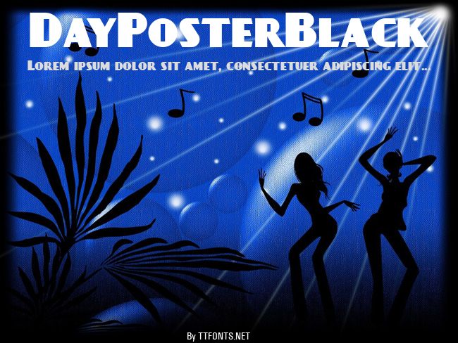 DayPosterBlack example