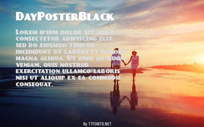 DayPosterBlack example