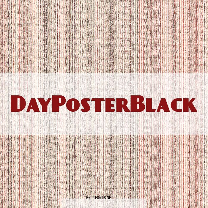 DayPosterBlack example