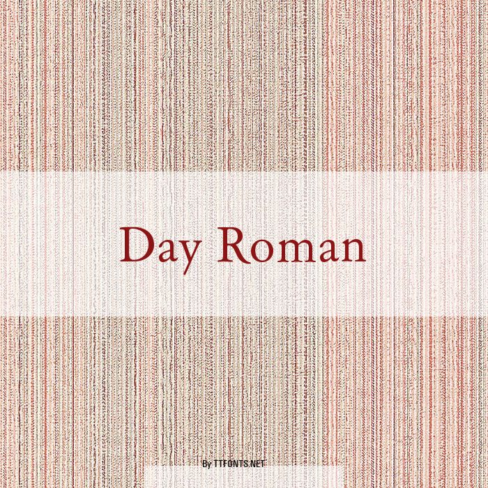 Day Roman example