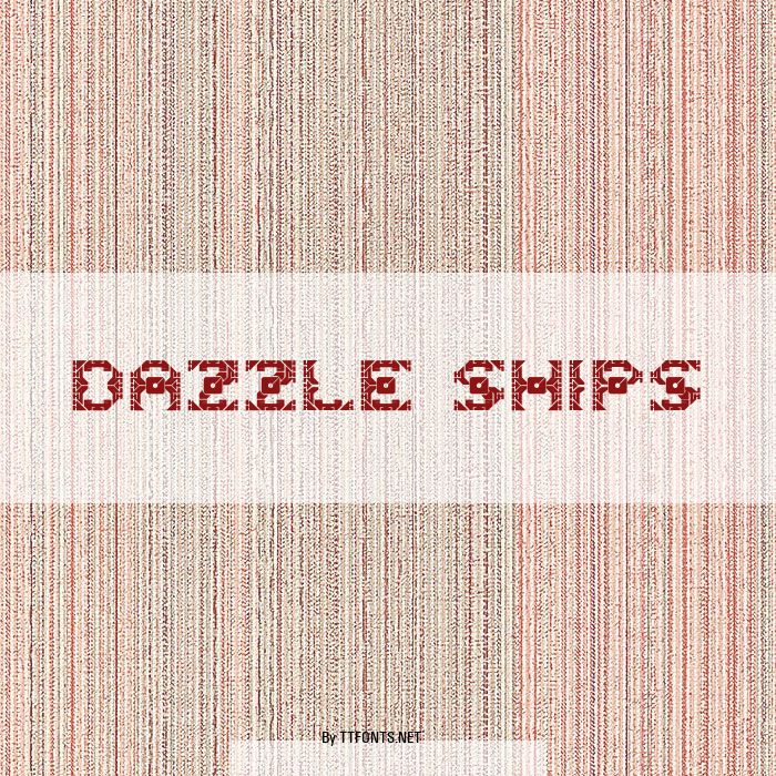 Dazzle Ships example