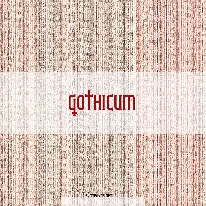 Gothicum example