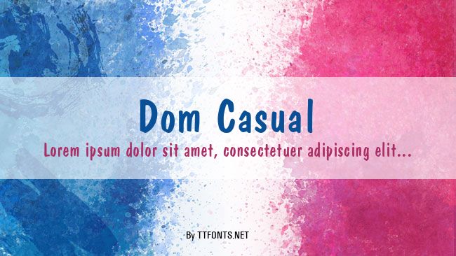 Dom Casual example