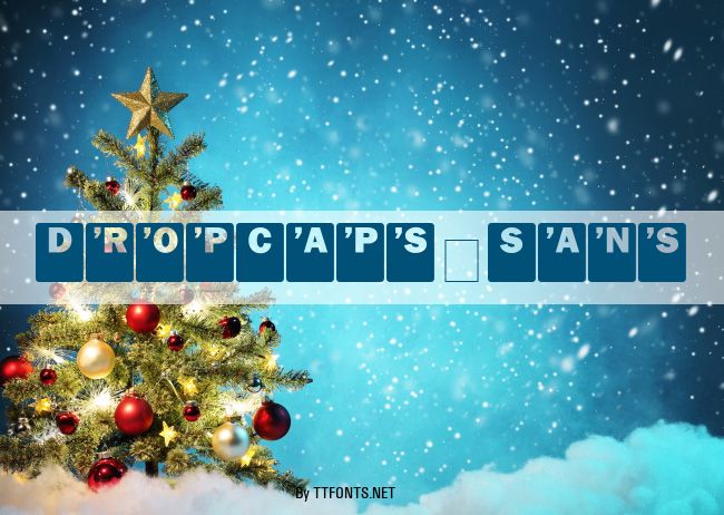 DropCaps-Sans example