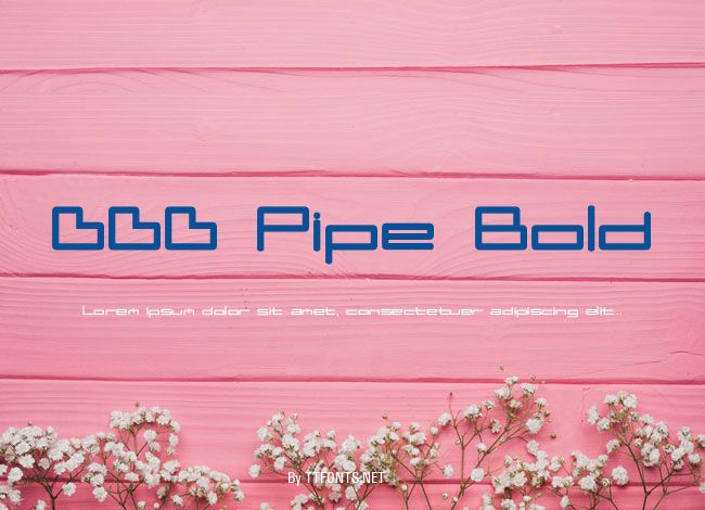 DDD Pipe Bold example