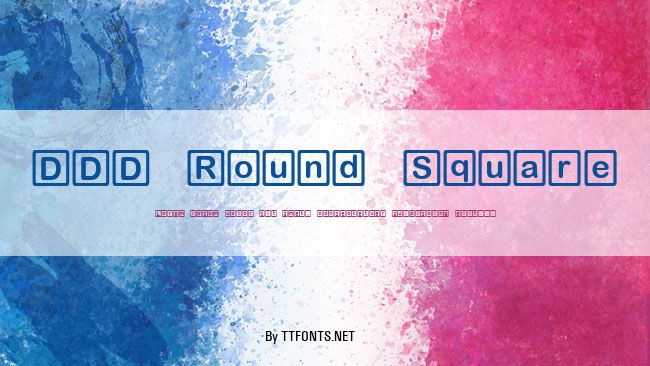 DDD Round Square example