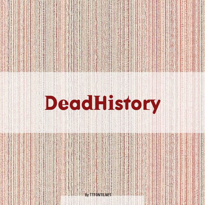 DeadHistory example