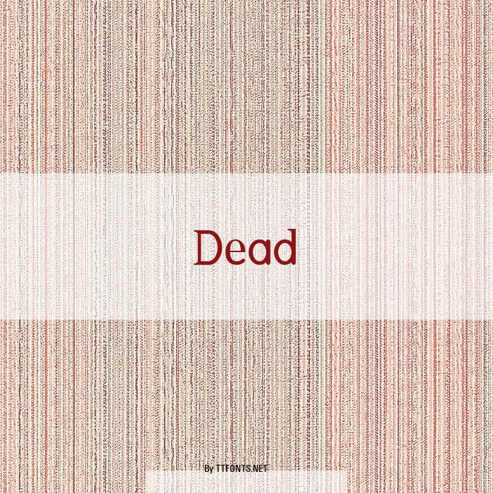 Dead example