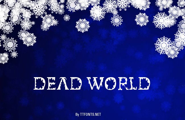 Dead World example
