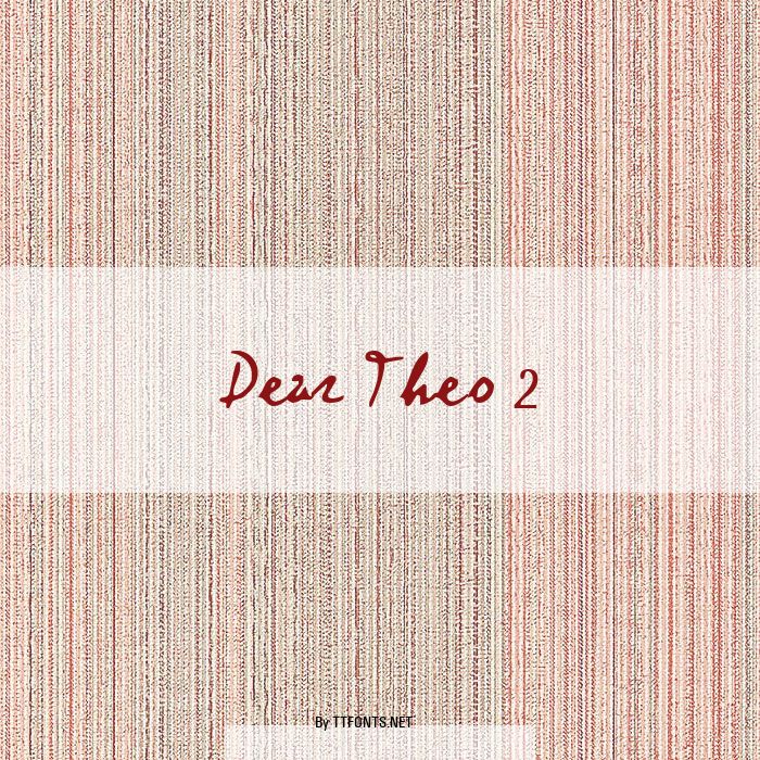 Dear Theo 2 example
