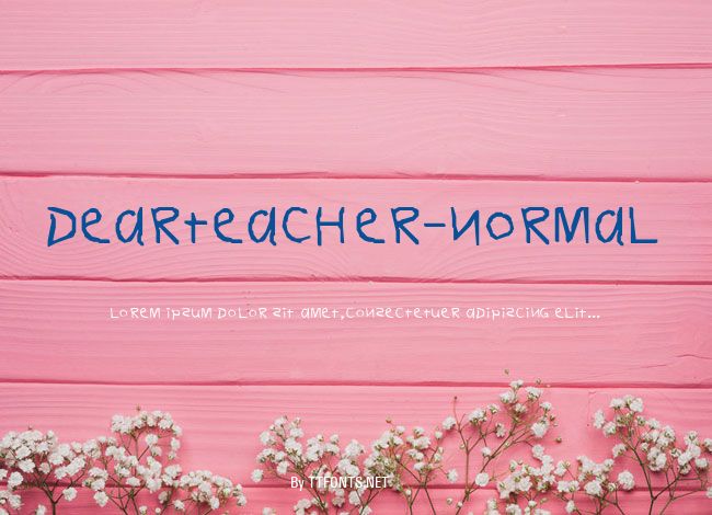 DearTeacher-Normal example