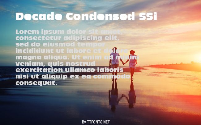 Decade Condensed SSi example