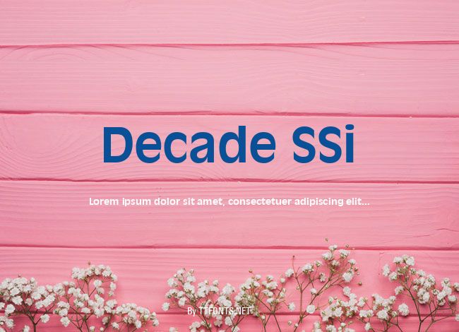 Decade SSi example