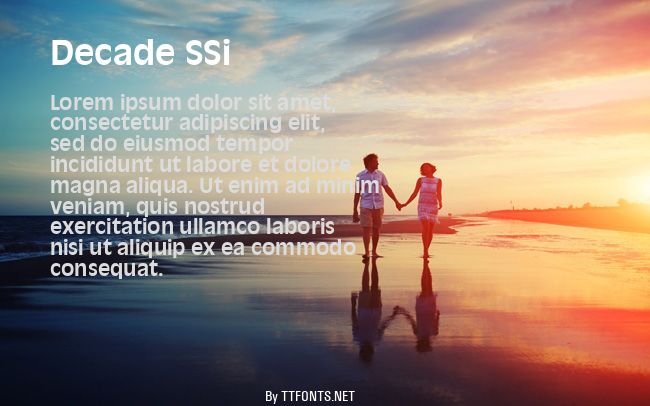 Decade SSi example