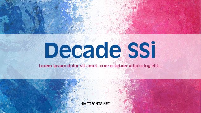 Decade SSi example