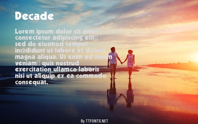 Decade example