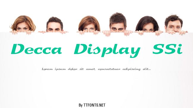 Decca Display SSi example