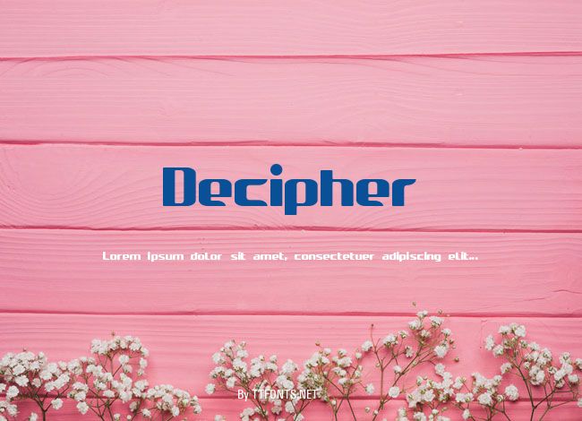 Decipher example