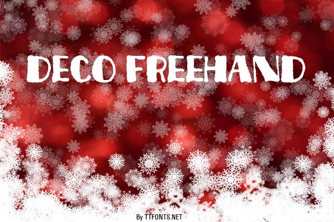 Deco Freehand example