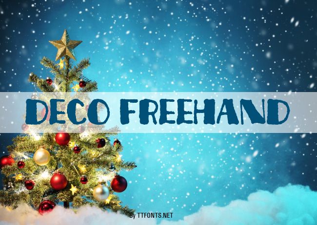 Deco Freehand example