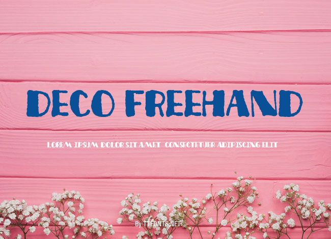 Deco Freehand example