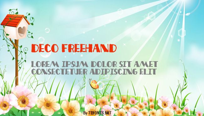 Deco Freehand example