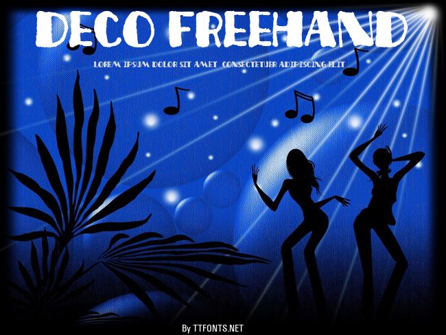 Deco Freehand example