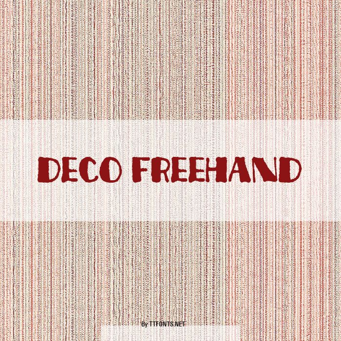 Deco Freehand example